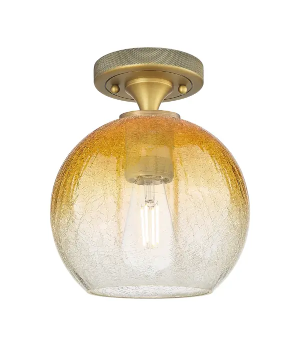 Details abound in the Crown Point Collection with an industrial take on modern sophistication. This stunning line of fixtures features cylindrical glass set in an updated restoration style frame with intricate knurling detail on the sockets, canopy, and finials.