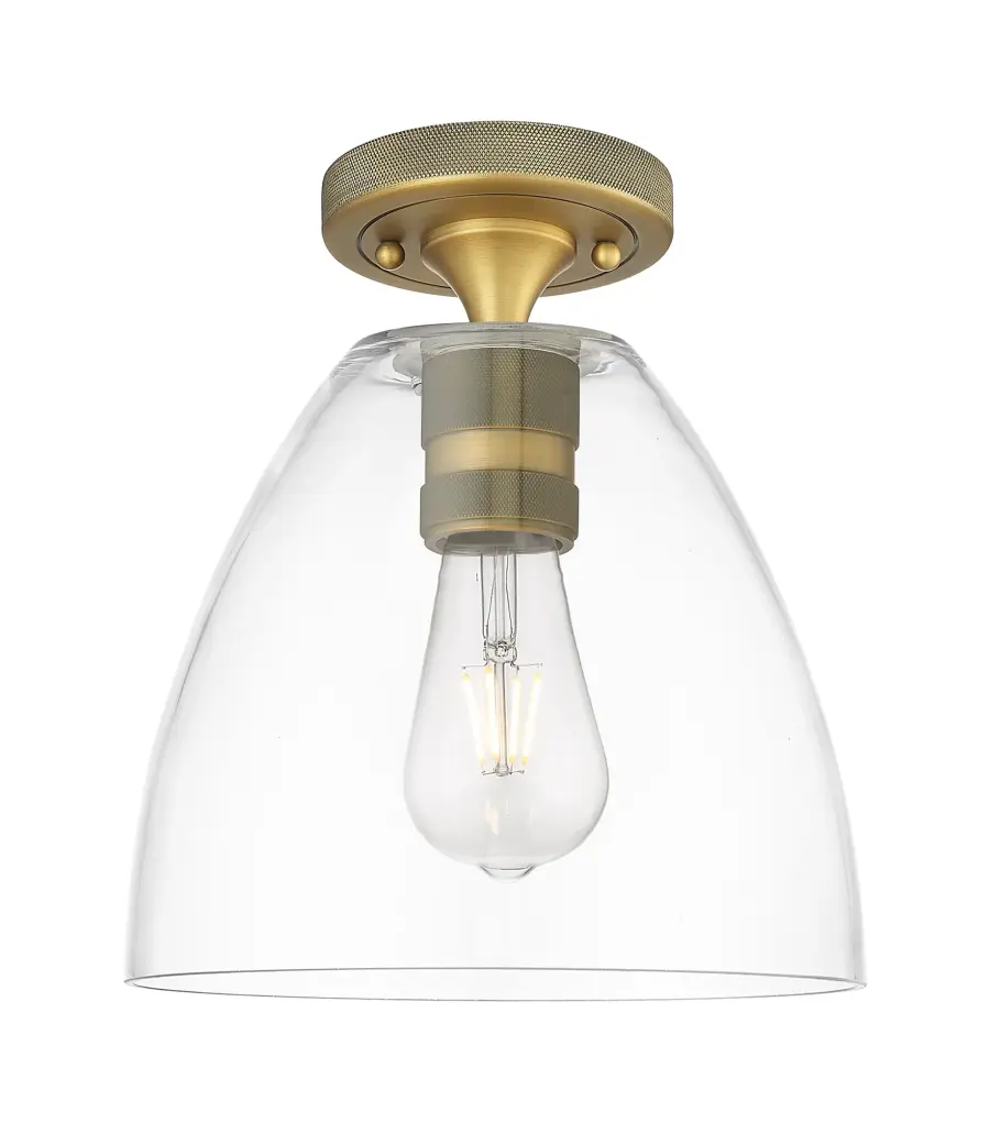 Crown Point - Brushed Brass - Flush Mount - Image 1