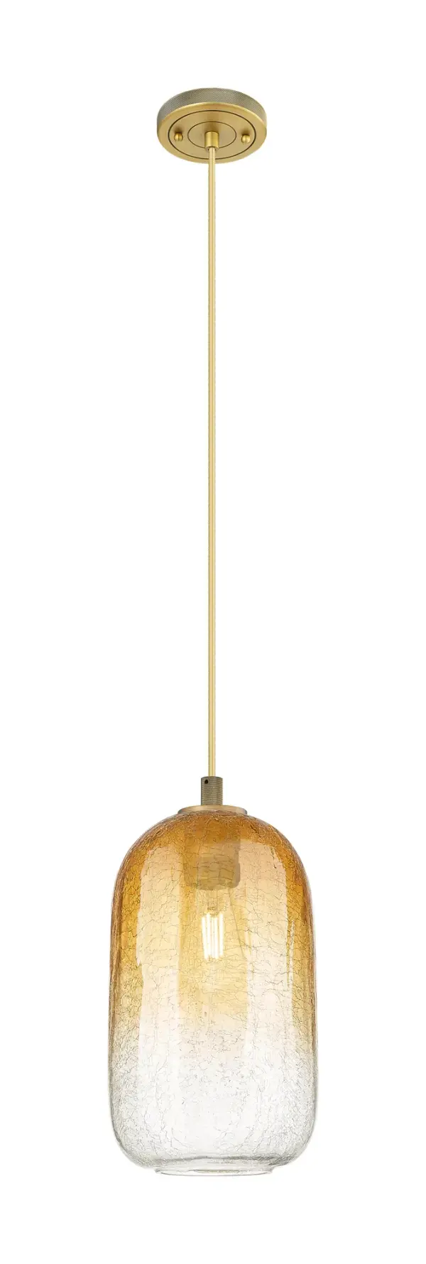 Details abound in the Crown Point Collection with an industrial take on modern sophistication. This stunning line of fixtures features cylindrical glass set in an updated restoration style frame with intricate knurling detail on the sockets, canopy, and finials.