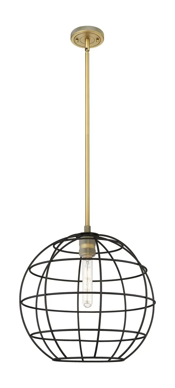 Details abound in the Crown Point Collection with an industrial take on modern sophistication. This stunning line of fixtures features cylindrical glass set in an updated restoration style frame with intricate knurling detail on the sockets, canopy, and finials.