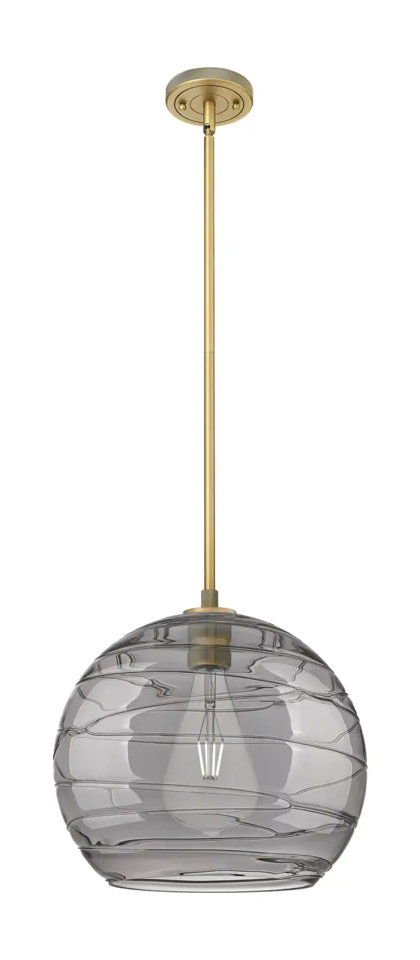 Details abound in the Crown Point Collection with an industrial take on modern sophistication. This stunning line of fixtures features cylindrical glass set in an updated restoration style frame with intricate knurling detail on the sockets, canopy, and finials.