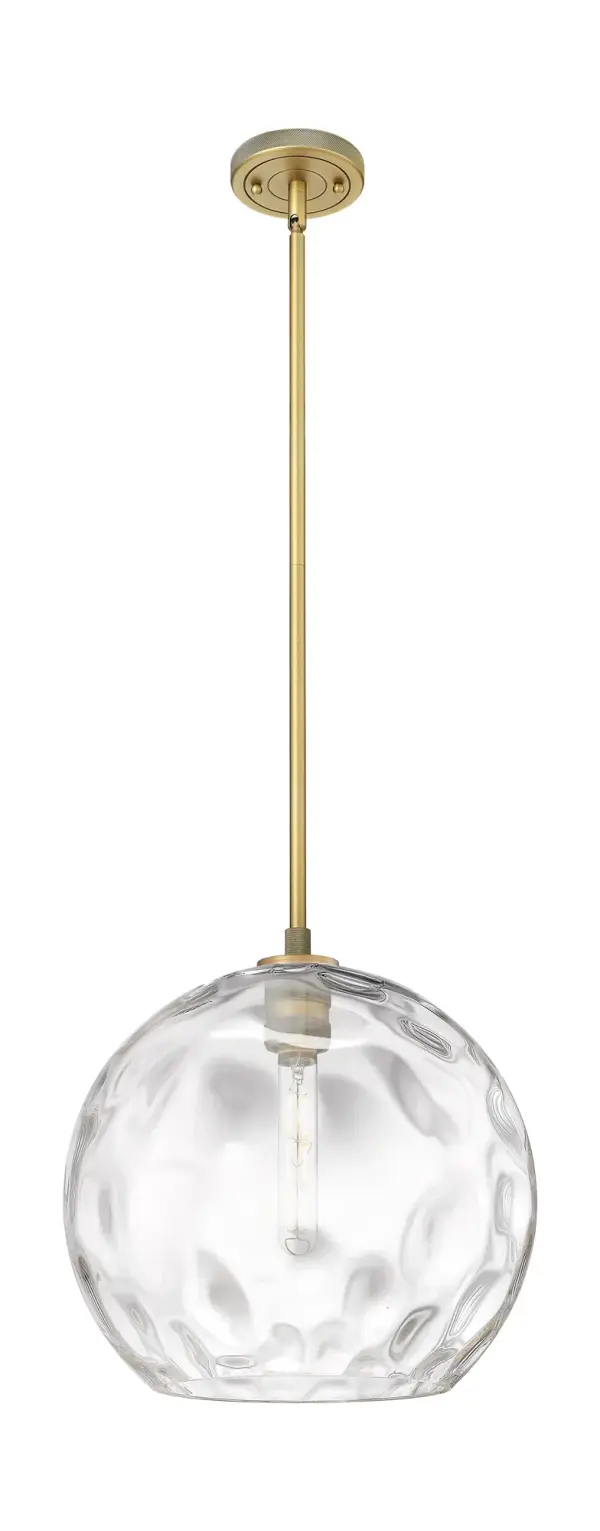 Details abound in the Crown Point Collection with an industrial take on modern sophistication. This stunning line of fixtures features cylindrical glass set in an updated restoration style frame with intricate knurling detail on the sockets, canopy, and finials.