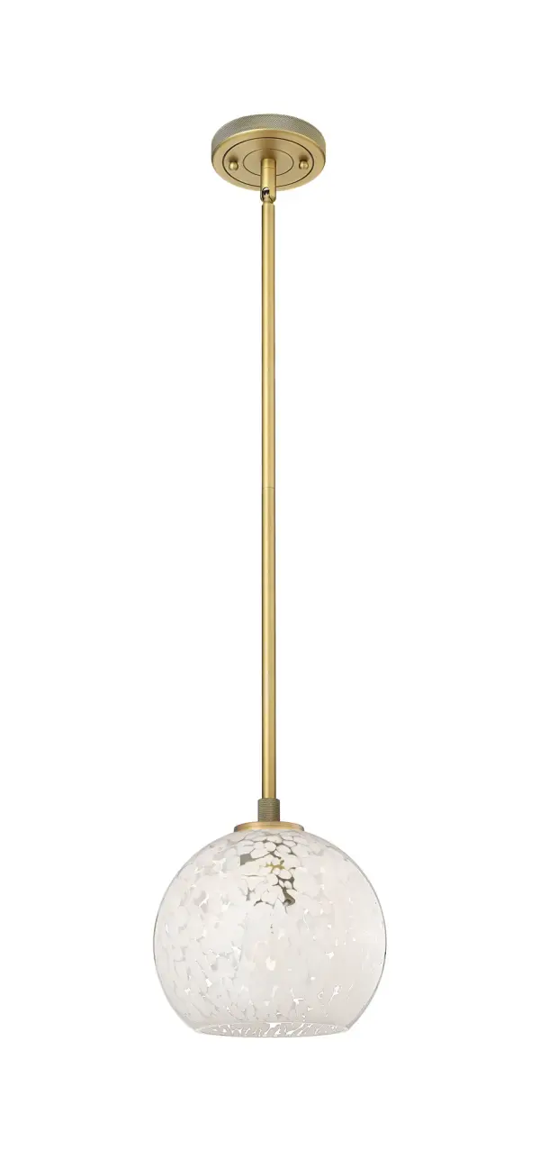 Details abound in the Crown Point Collection with an industrial take on modern sophistication. This stunning line of fixtures features cylindrical glass set in an updated restoration style frame with intricate knurling detail on the sockets, canopy, and finials.