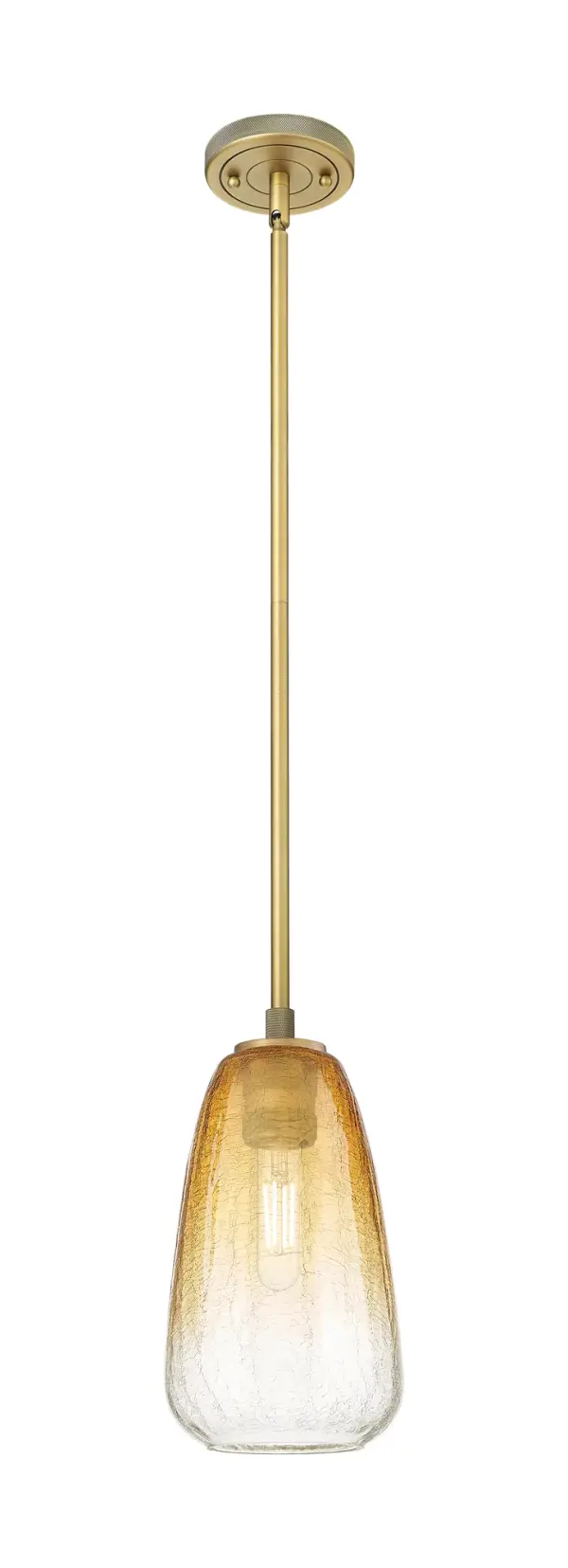 Details abound in the Crown Point Collection with an industrial take on modern sophistication. This stunning line of fixtures features cylindrical glass set in an updated restoration style frame with intricate knurling detail on the sockets, canopy, and finials.