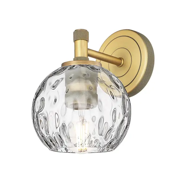 Details abound in the Crown Point Collection with an industrial take on modern sophistication. This stunning line of fixtures features cylindrical glass set in an updated restoration style frame with intricate knurling detail on the sockets, canopy, and finials. - alternate view
