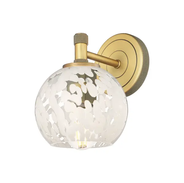Details abound in the Crown Point Collection with an industrial take on modern sophistication. This stunning line of fixtures features cylindrical glass set in an updated restoration style frame with intricate knurling detail on the sockets, canopy, and finials. - alternate view