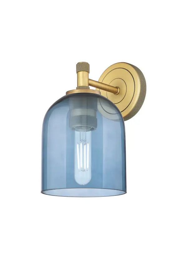 Details abound in the Crown Point Collection with an industrial take on modern sophistication. This stunning line of fixtures features cylindrical glass set in an updated restoration style frame with intricate knurling detail on the sockets, canopy, and finials.