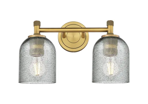 Details abound in the Crown Point Collection with an industrial take on modern sophistication. This stunning line of fixtures features cylindrical glass set in an updated restoration style frame with intricate knurling detail on the sockets, canopy, and finials. - alternate view