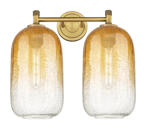 Details abound in the Crown Point Collection with an industrial take on modern sophistication. This stunning line of fixtures features cylindrical glass set in an updated restoration style frame with intricate knurling detail on the sockets, canopy, and finials. - alternate view