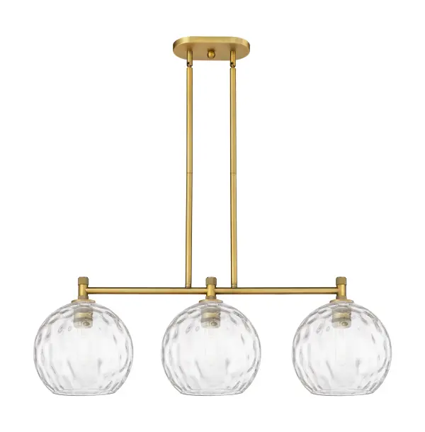 Details abound in the Crown Point Collection with an industrial take on modern sophistication. This stunning line of fixtures features cylindrical glass set in an updated restoration style frame with intricate knurling detail on the sockets, canopy, and finials.