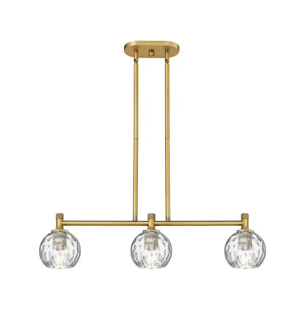 Details abound in the Crown Point Collection with an industrial take on modern sophistication. This stunning line of fixtures features cylindrical glass set in an updated restoration style frame with intricate knurling detail on the sockets, canopy, and finials.