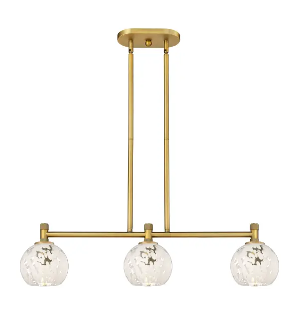 Details abound in the Crown Point Collection with an industrial take on modern sophistication. This stunning line of fixtures features cylindrical glass set in an updated restoration style frame with intricate knurling detail on the sockets, canopy, and finials.