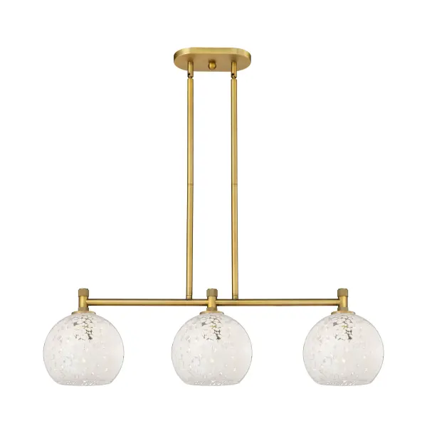 Details abound in the Crown Point Collection with an industrial take on modern sophistication. This stunning line of fixtures features cylindrical glass set in an updated restoration style frame with intricate knurling detail on the sockets, canopy, and finials.