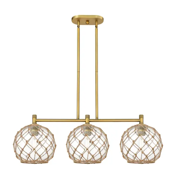 Details abound in the Crown Point Collection with an industrial take on modern sophistication. This stunning line of fixtures features cylindrical glass set in an updated restoration style frame with intricate knurling detail on the sockets, canopy, and finials.