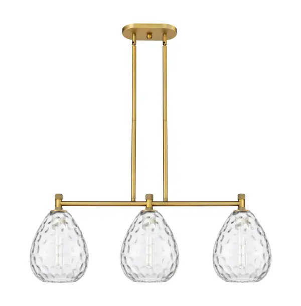 Details abound in the Crown Point Collection with an industrial take on modern sophistication. This stunning line of fixtures features cylindrical glass set in an updated restoration style frame with intricate knurling detail on the sockets, canopy, and finials.