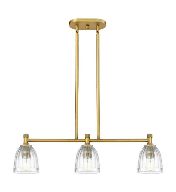 Details abound in the Crown Point Collection with an industrial take on modern sophistication. This stunning line of fixtures features cylindrical glass set in an updated restoration style frame with intricate knurling detail on the sockets, canopy, and finials.