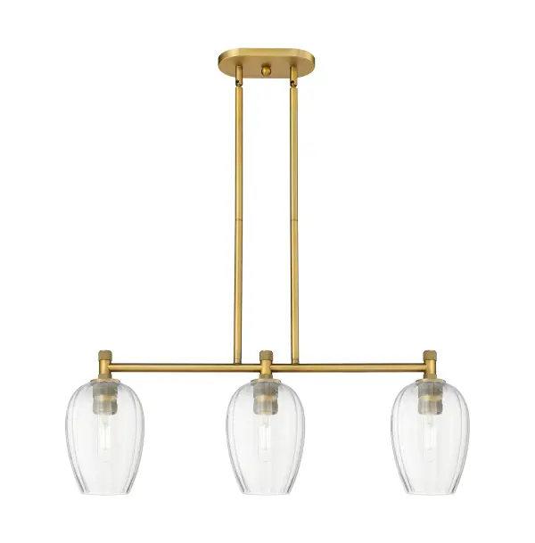 Details abound in the Crown Point Collection with an industrial take on modern sophistication. This stunning line of fixtures features cylindrical glass set in an updated restoration style frame with intricate knurling detail on the sockets, canopy, and finials.