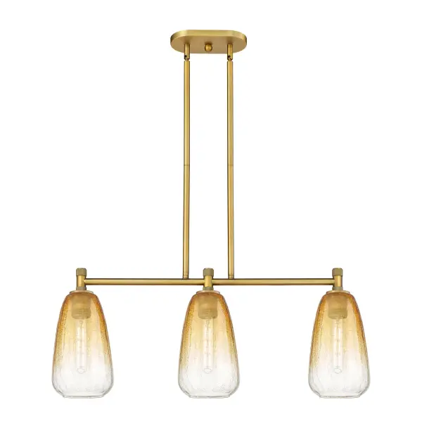 Details abound in the Crown Point Collection with an industrial take on modern sophistication. This stunning line of fixtures features cylindrical glass set in an updated restoration style frame with intricate knurling detail on the sockets, canopy, and finials.
