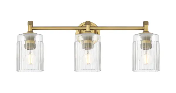 Details abound in the Crown Point Collection with an industrial take on modern sophistication. This stunning line of fixtures features cylindrical glass set in an updated restoration style frame with intricate knurling detail on the sockets, canopy, and finials.