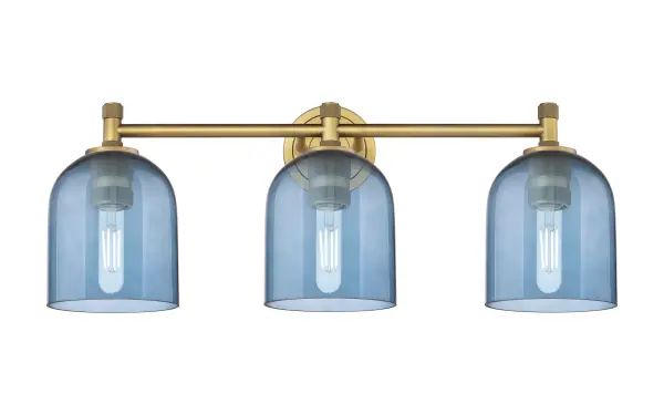 Details abound in the Crown Point Collection with an industrial take on modern sophistication. This stunning line of fixtures features cylindrical glass set in an updated restoration style frame with intricate knurling detail on the sockets, canopy, and finials. - alternate view