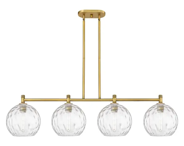Details abound in the Crown Point Collection with an industrial take on modern sophistication. This stunning line of fixtures features cylindrical glass set in an updated restoration style frame with intricate knurling detail on the sockets, canopy, and finials.