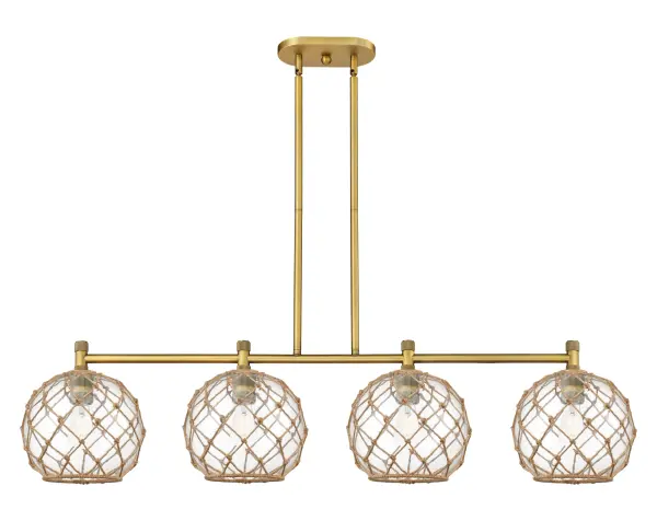 Details abound in the Crown Point Collection with an industrial take on modern sophistication. This stunning line of fixtures features cylindrical glass set in an updated restoration style frame with intricate knurling detail on the sockets, canopy, and finials.