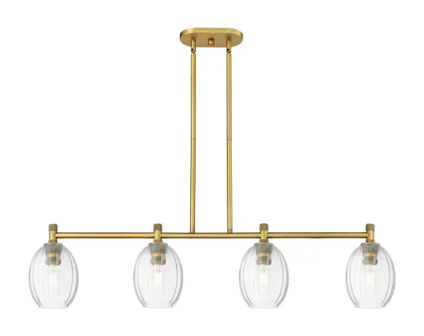 Details abound in the Crown Point Collection with an industrial take on modern sophistication. This stunning line of fixtures features cylindrical glass set in an updated restoration style frame with intricate knurling detail on the sockets, canopy, and finials.