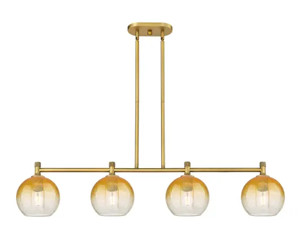 Details abound in the Crown Point Collection with an industrial take on modern sophistication. This stunning line of fixtures features cylindrical glass set in an updated restoration style frame with intricate knurling detail on the sockets, canopy, and finials.