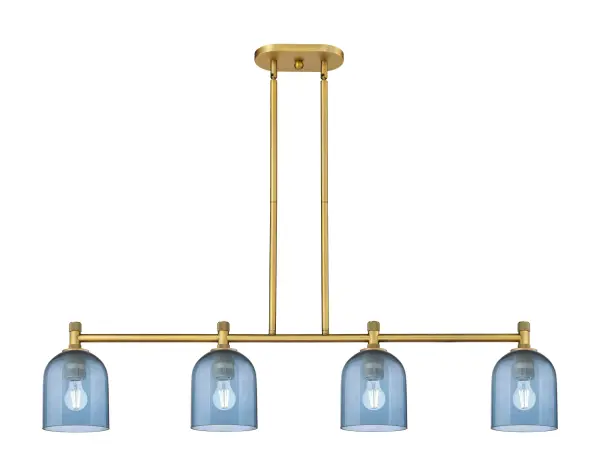 Details abound in the Crown Point Collection with an industrial take on modern sophistication. This stunning line of fixtures features cylindrical glass set in an updated restoration style frame with intricate knurling detail on the sockets, canopy, and finials.