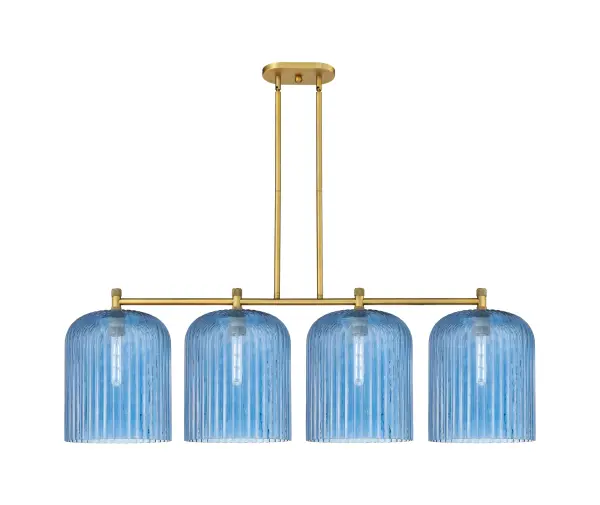 Details abound in the Crown Point Collection with an industrial take on modern sophistication. This stunning line of fixtures features cylindrical glass set in an updated restoration style frame with intricate knurling detail on the sockets, canopy, and finials.