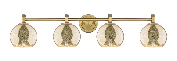 Details abound in the Crown Point Collection with an industrial take on modern sophistication. This stunning line of fixtures features cylindrical glass set in an updated restoration style frame with intricate knurling detail on the sockets, canopy, and finials. - alternate view