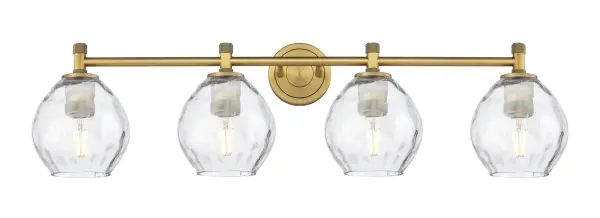 Details abound in the Crown Point Collection with an industrial take on modern sophistication. This stunning line of fixtures features cylindrical glass set in an updated restoration style frame with intricate knurling detail on the sockets, canopy, and finials. - alternate view