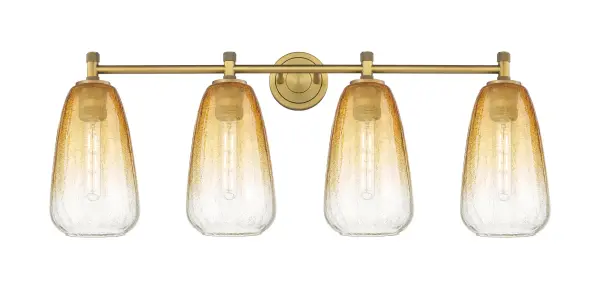Details abound in the Crown Point Collection with an industrial take on modern sophistication. This stunning line of fixtures features cylindrical glass set in an updated restoration style frame with intricate knurling detail on the sockets, canopy, and finials.
