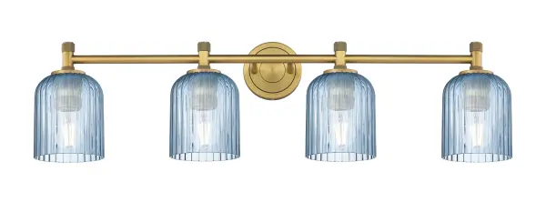Details abound in the Crown Point Collection with an industrial take on modern sophistication. This stunning line of fixtures features cylindrical glass set in an updated restoration style frame with intricate knurling detail on the sockets, canopy, and finials.