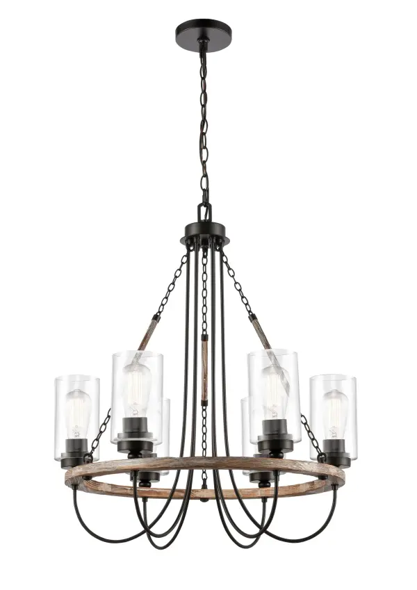 Paladin - Matte Black - Chandelier - Image 1