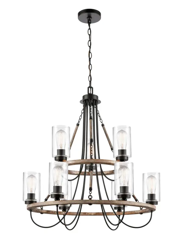 Paladin - Matte Black - Chandelier - Image 1