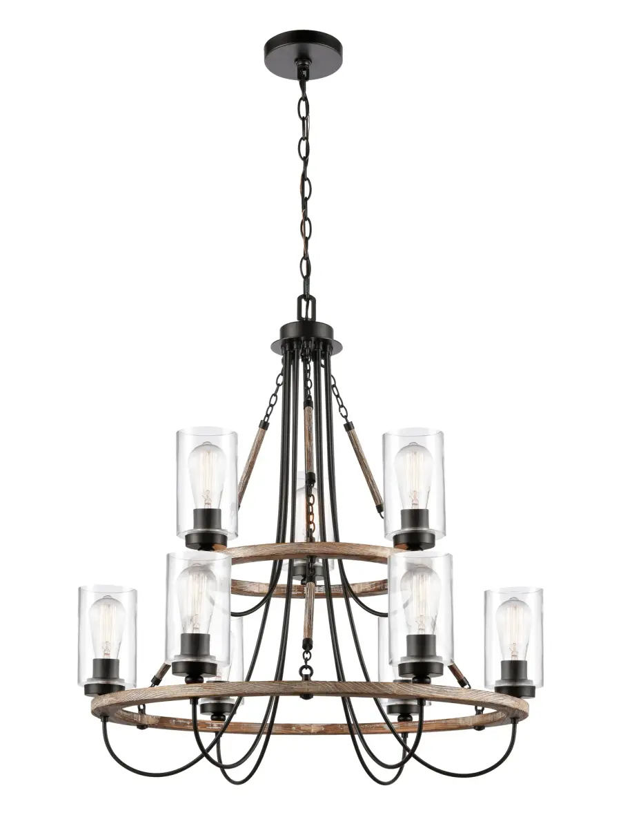 Paladin - Matte Black - Chandelier - Image 1