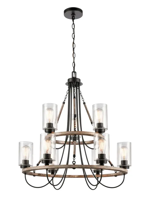 Paladin - Matte Black - Chandelier - Image 1