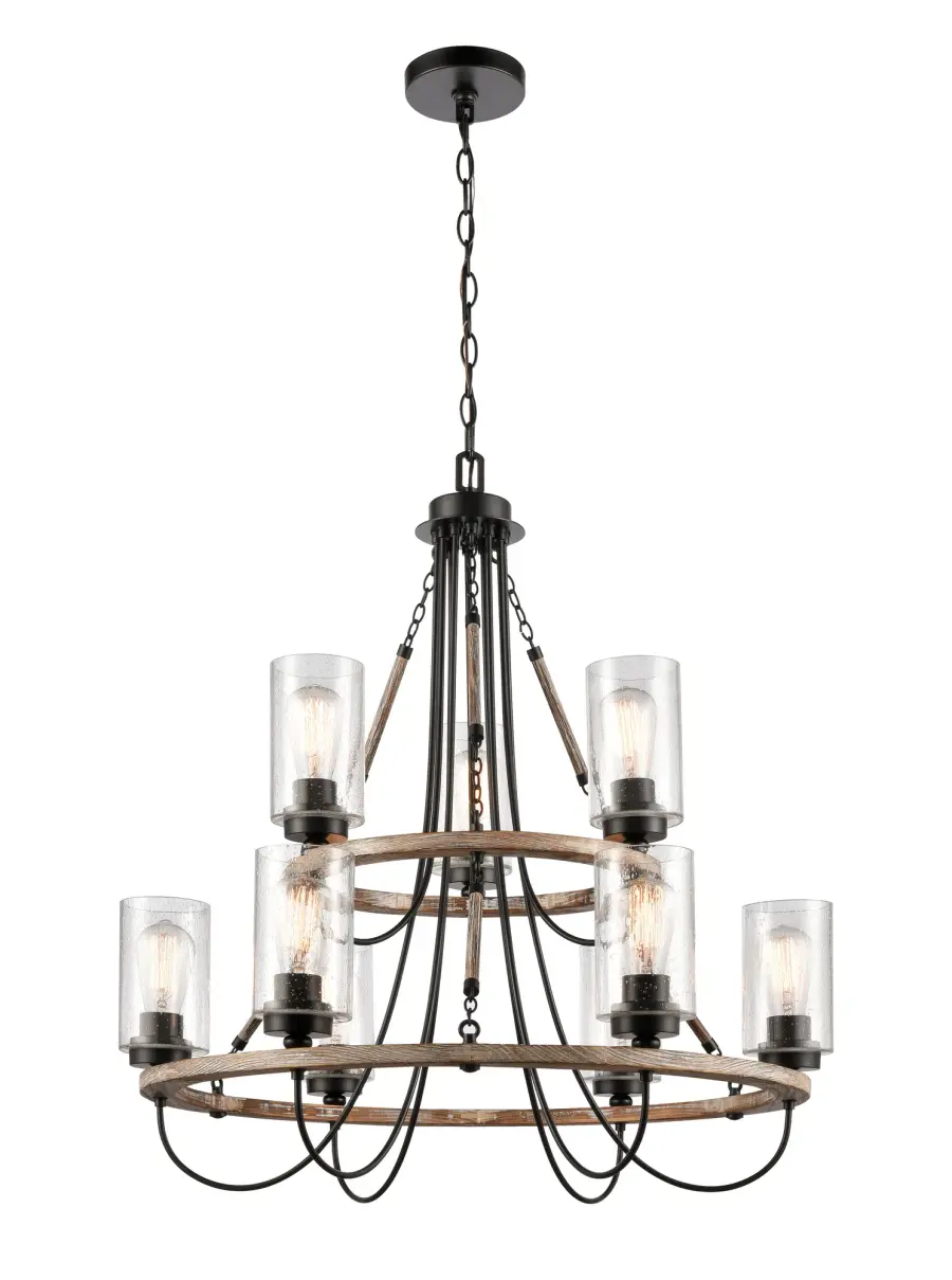 Paladin - Matte Black - Chandelier - Image 1