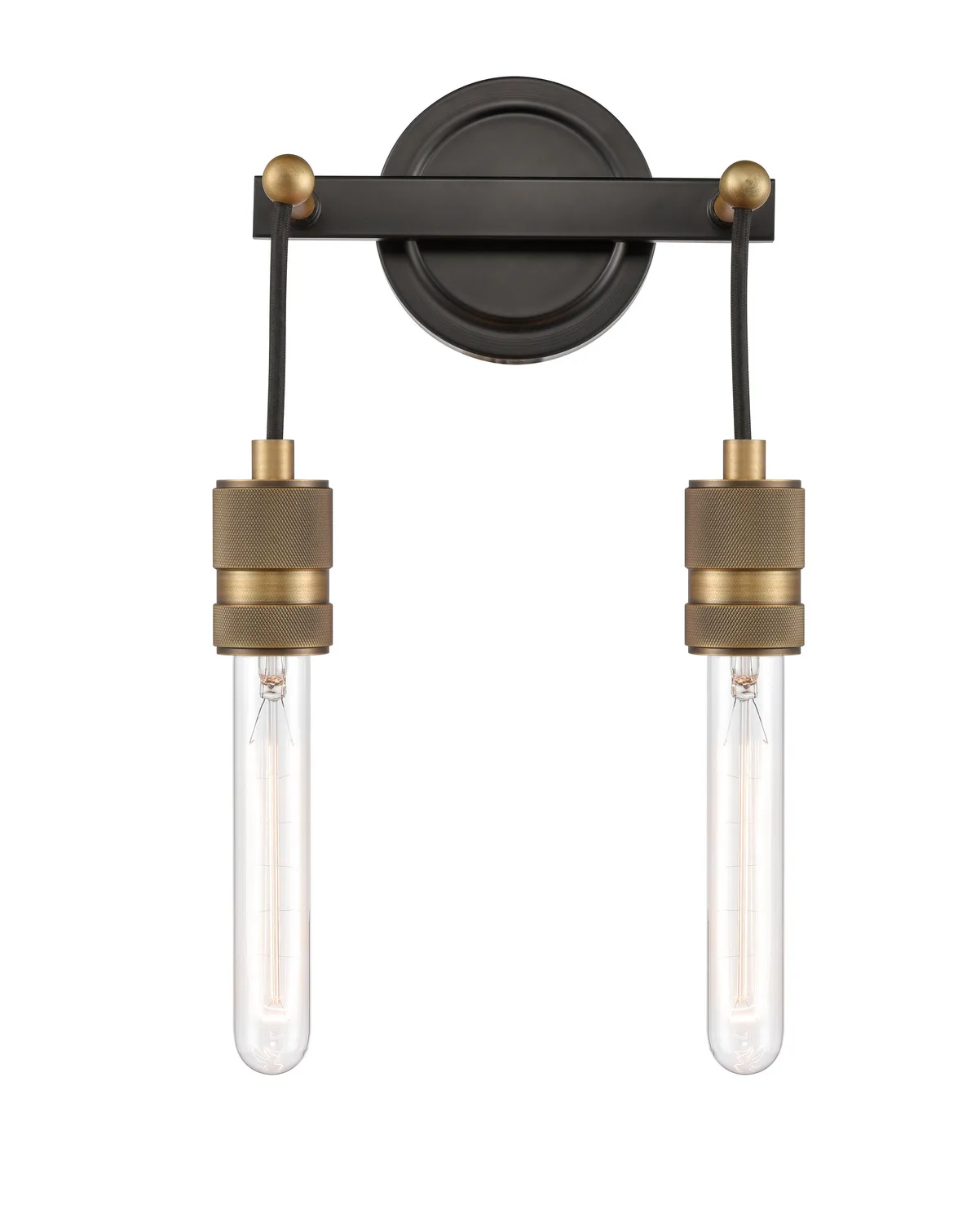 Ellis - Black Antique Brass - Bath Vanity Light