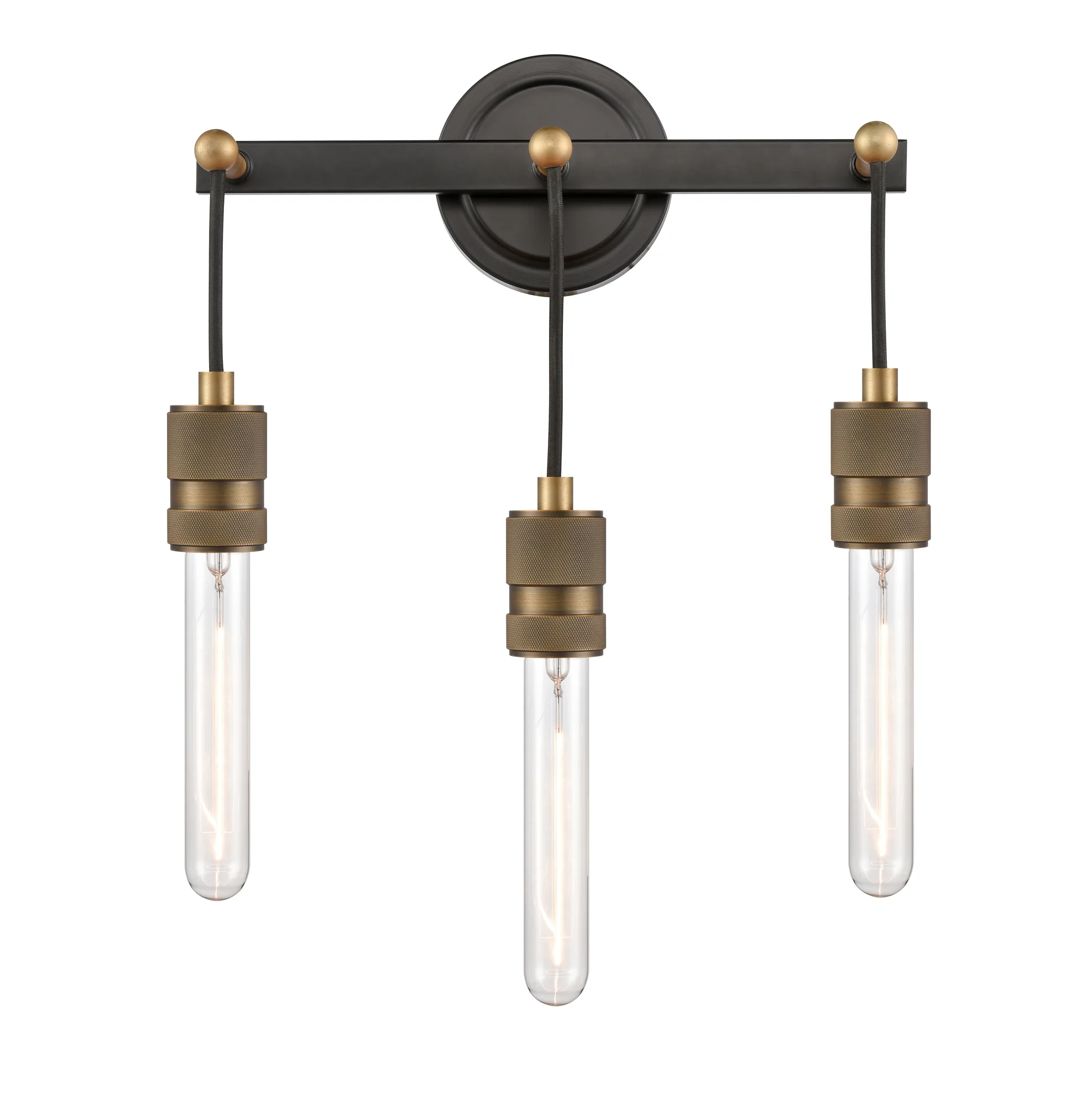 Ellis - Black Antique Brass - Bath Vanity Light