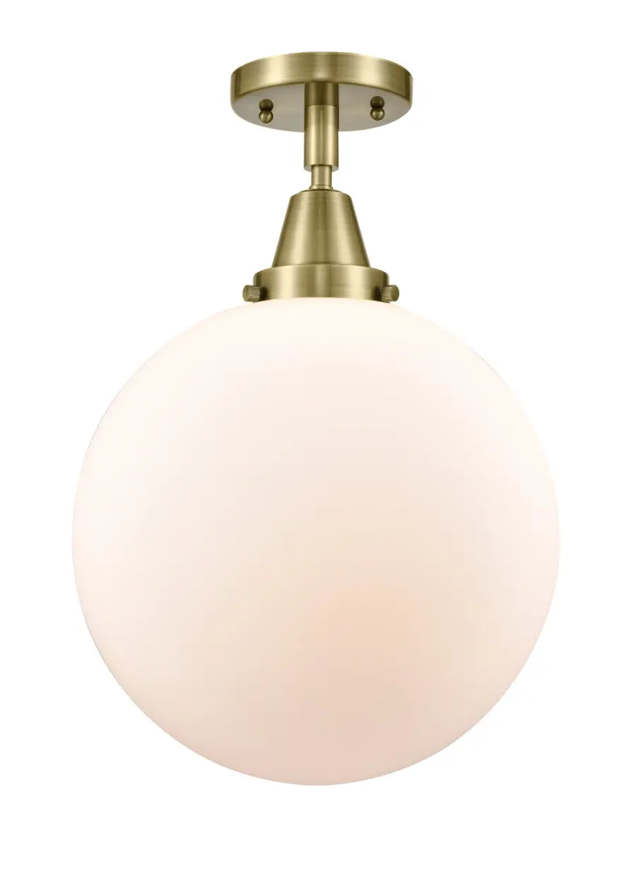 Beacon - Antique Brass - Flush Mount - Image 1