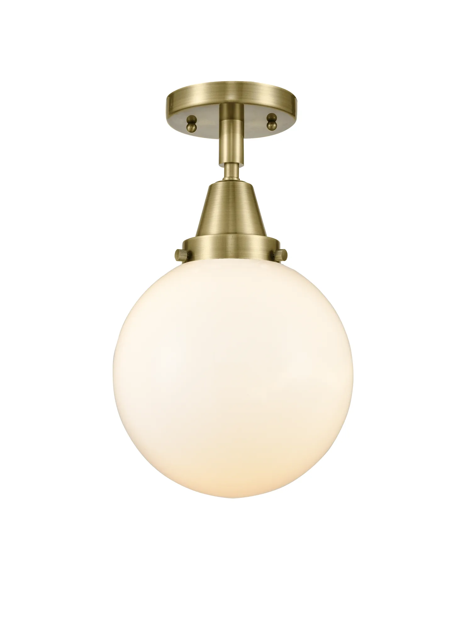 Beacon - Antique Brass - Flush Mount