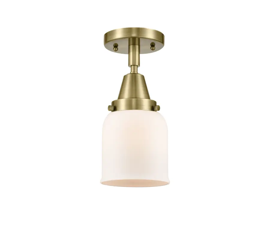 Bell - Antique Brass - Flush Mount - Image 1