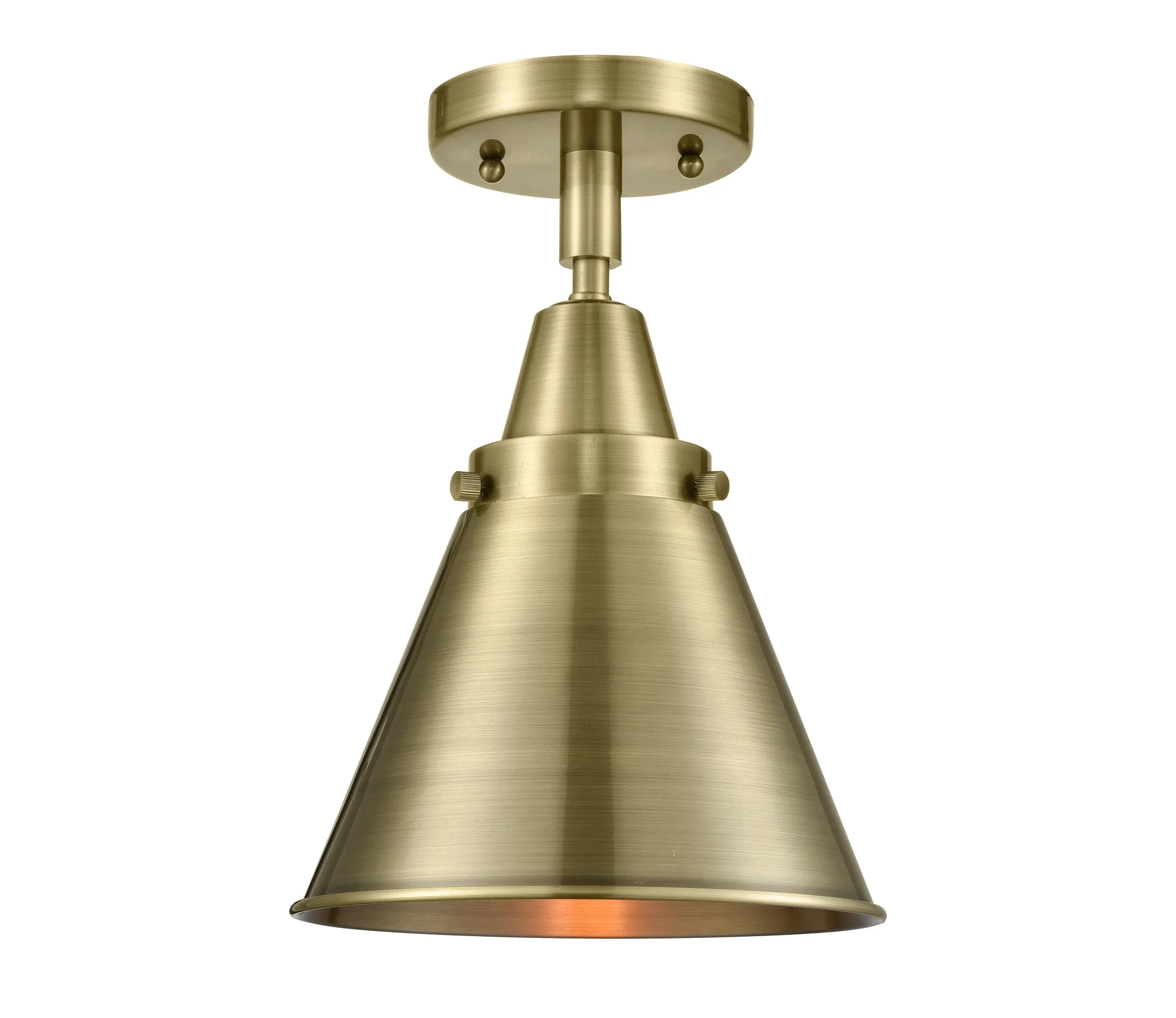 Appalachian - Antique Brass - Semi-Flush Mount