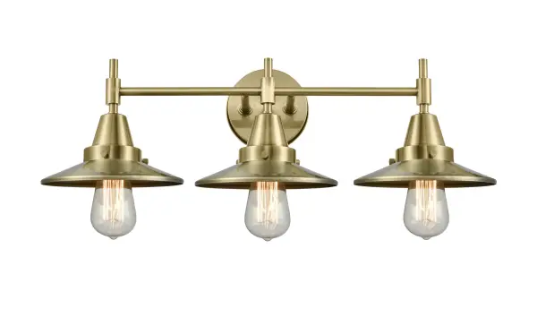 Railroad - Antique Brass - Bath Vanity Light - Image 1