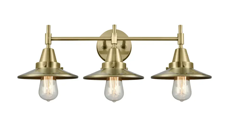 Railroad - Antique Brass - Bath Vanity Light - Image 1