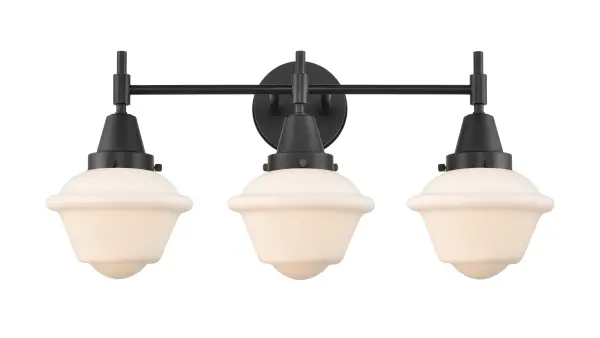 Oxford - Matte Black - Bath Vanity Light - Image 1