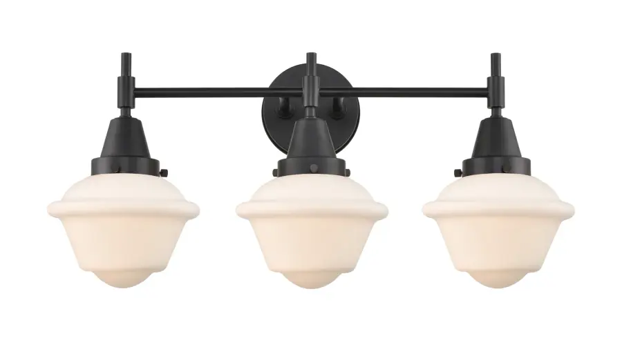 Oxford - Matte Black - Bath Vanity Light - Image 1