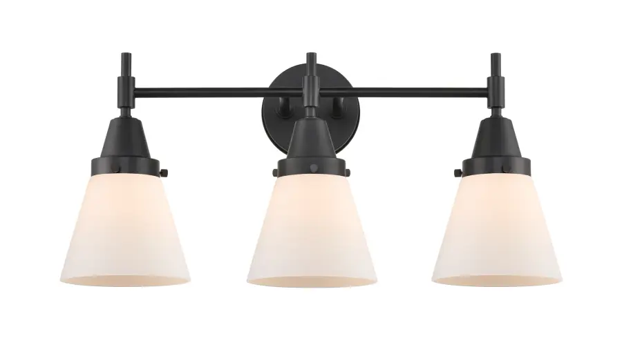 Cone - Matte Black - Bath Vanity Light - Image 1